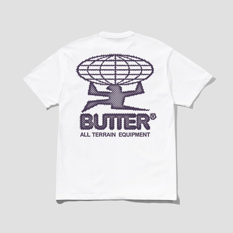 Butter Goods Terrain T-Shirt White Small