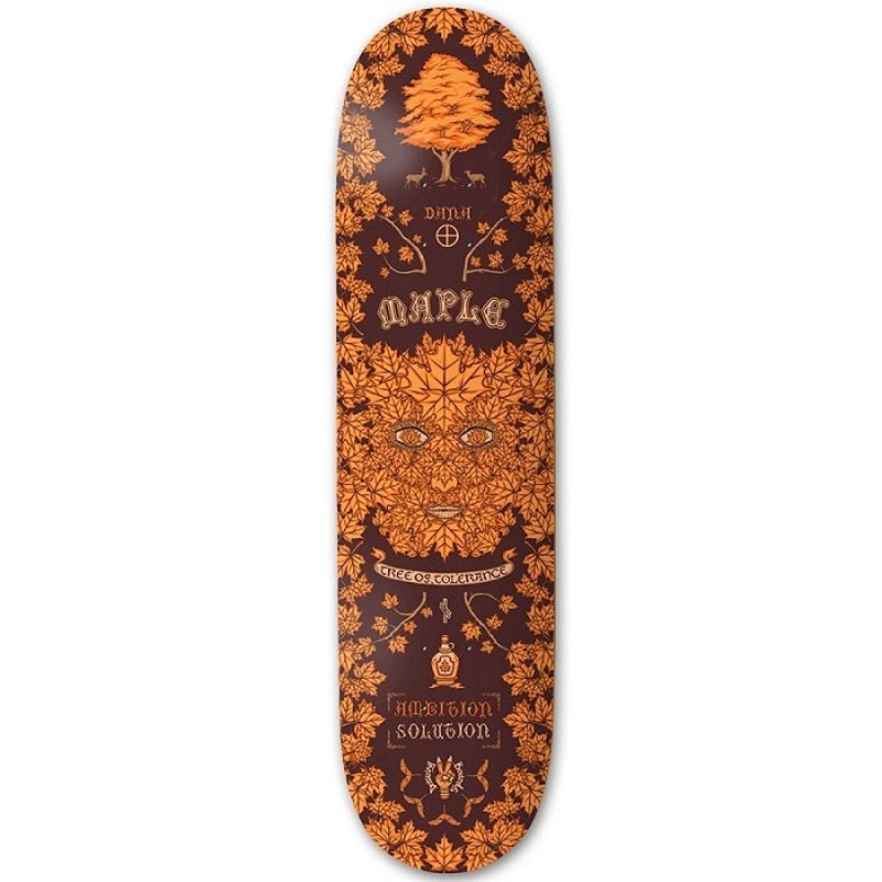 Drawing Boards Tree Spirits Maple Skateboard Deck – 8.1″