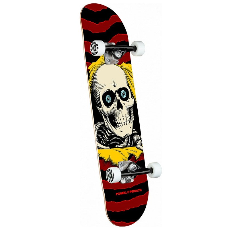 Powell Peralta Ripper One Off Burgundy Skateboard – 7.5″