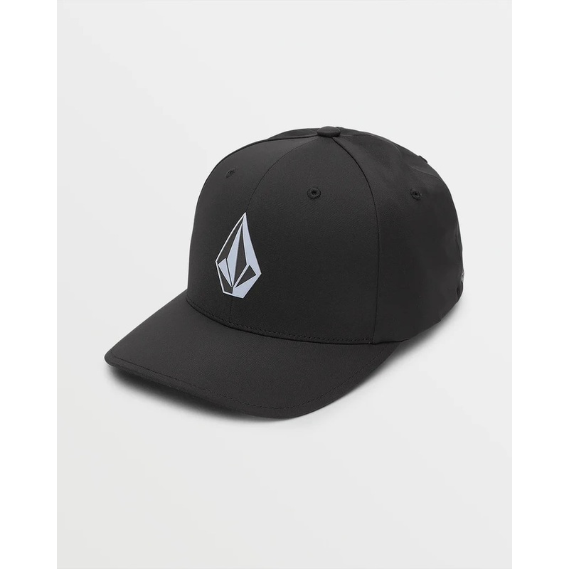 Volcom Stone Tech Flexfit Delta Hat BLK S/M