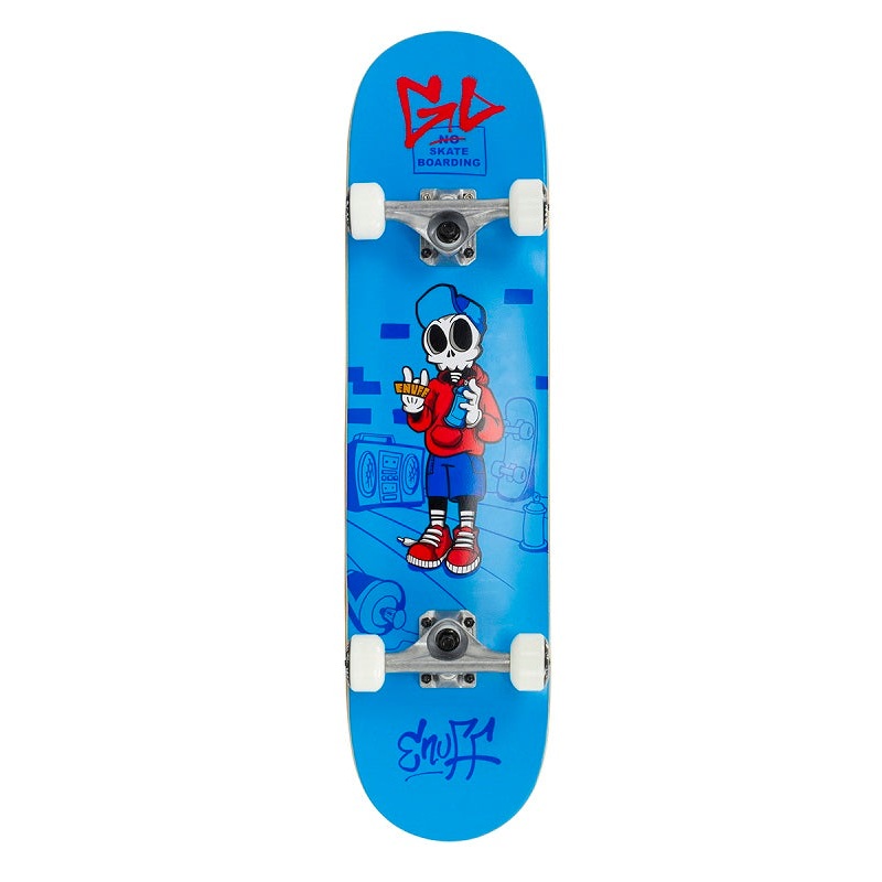 Enuff Skully Blue Mini Skateboard – 7.25″