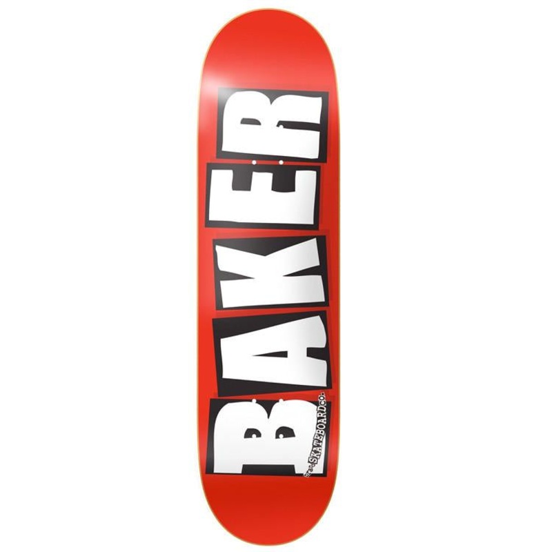 Baker Brand Logo White Skateboard Deck – 7.5″