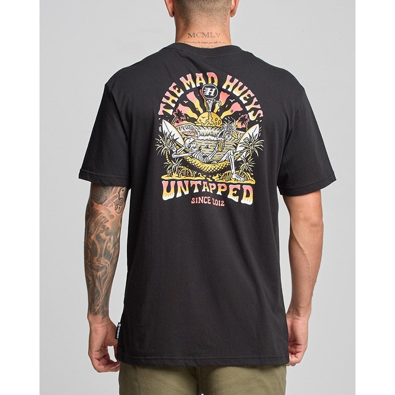 The Mad Hueys UNTAPPED | SS TEE BLACK S