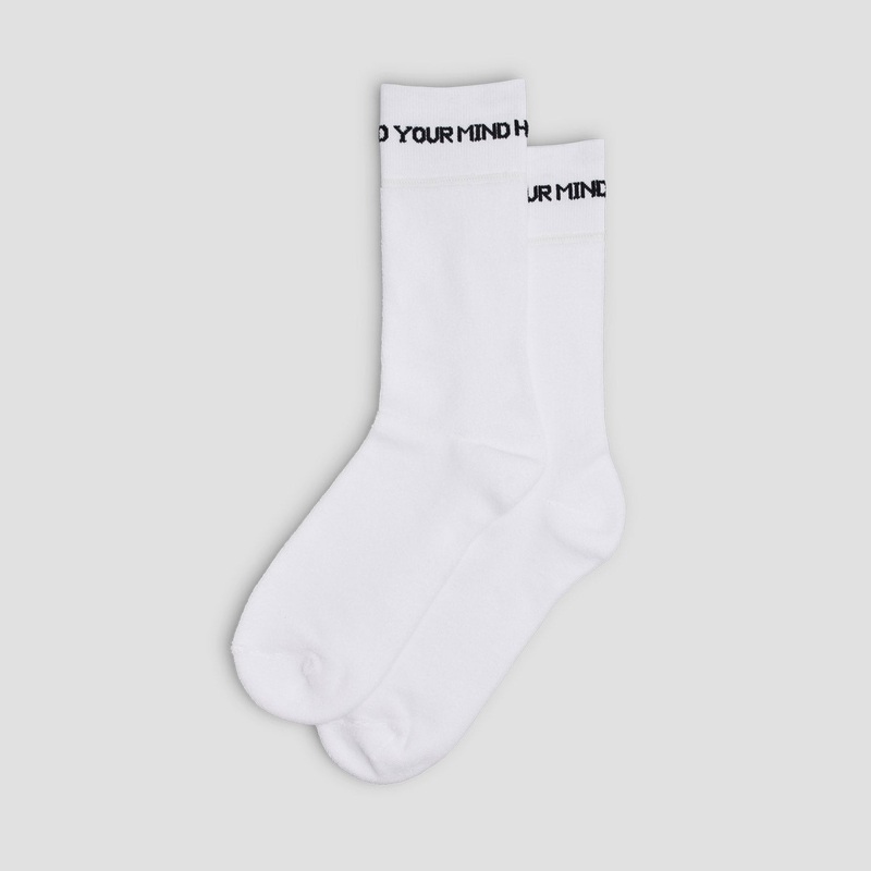 Last Resort AB Reverse Terry Sock White UK 6 -8