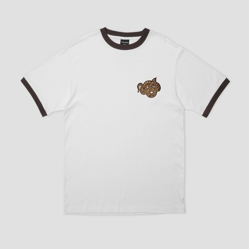 Passport Coiled T-Shirt White Small