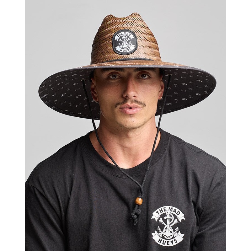 The Mad Hueys ANCHOR BONES | STRAW HAT BROWN OSFM