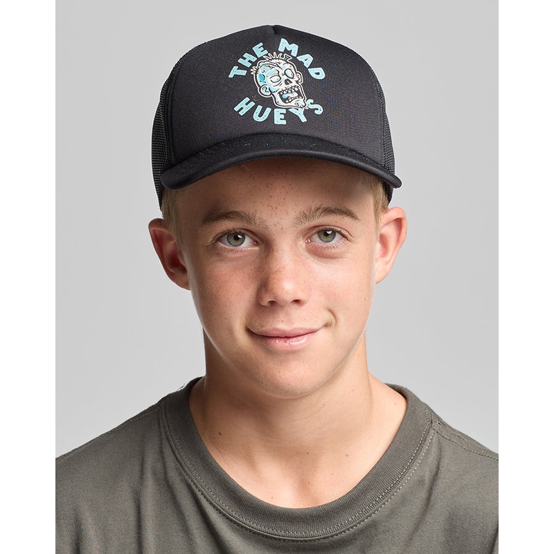 The Mad Hueys BACK FROM THE DEAD | YOUTH FOAM TRUCKER BLACK OSFM