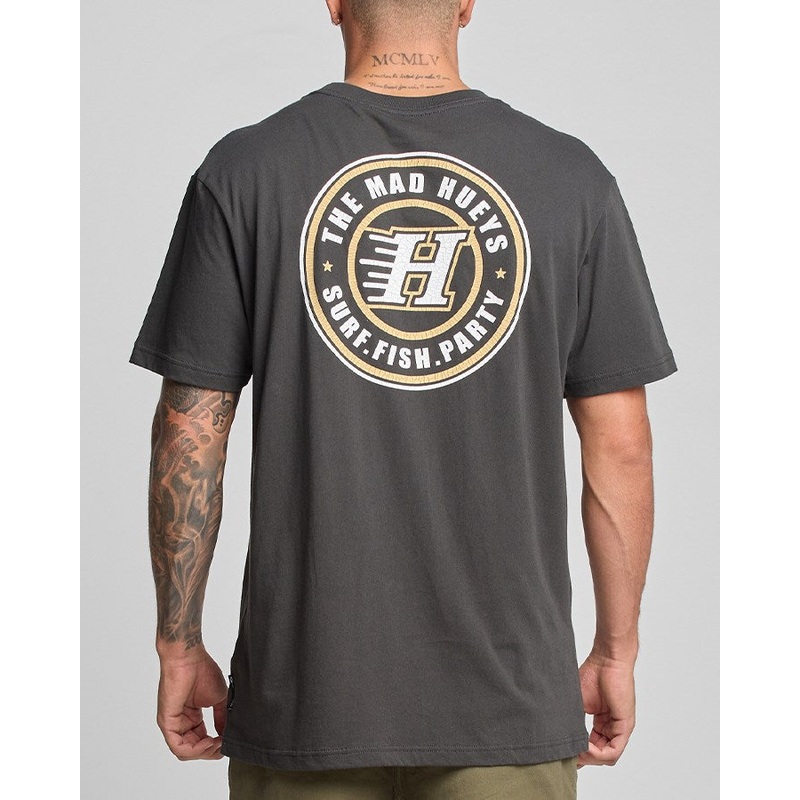 The Mad Hueys H SERIES | SS TEE VINTAGE BLACK S