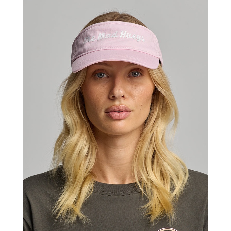 The Mad Hueys BBQ GIRL | WOMENS VISOR FAIRY FLOSS OSFM
