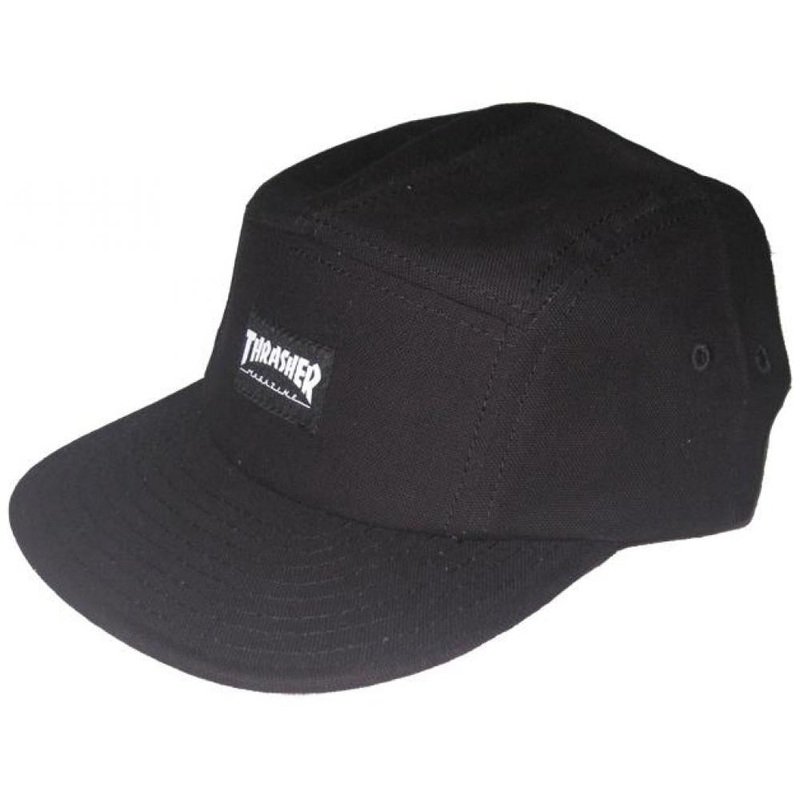 Thrasher 5 Panel Cap – Black