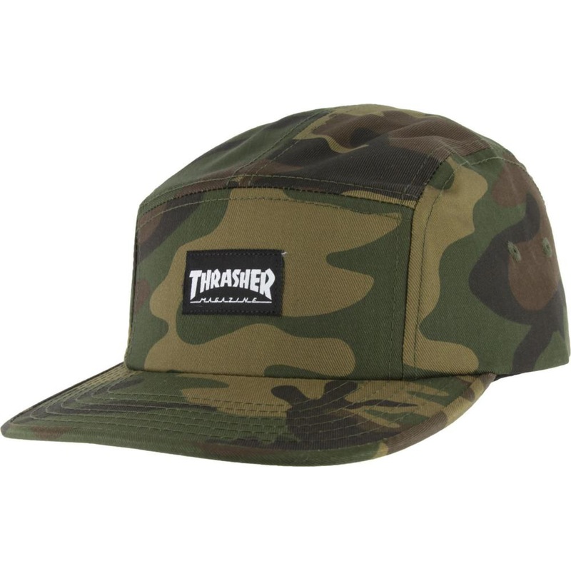 Thrasher 5 Panel Cap – Camo