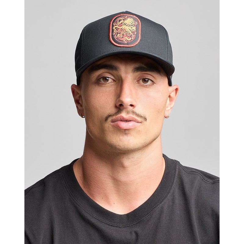 The Mad Hueys KRAKEN TINS | TWILL SNAPBACK BLACK OSFM