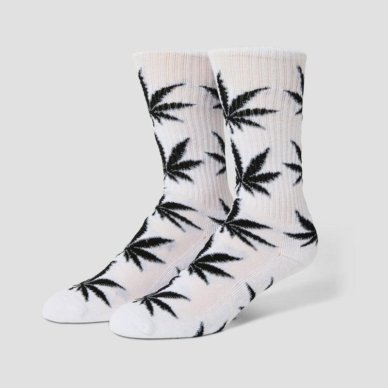 HUF Plantlife Shadow Sock White