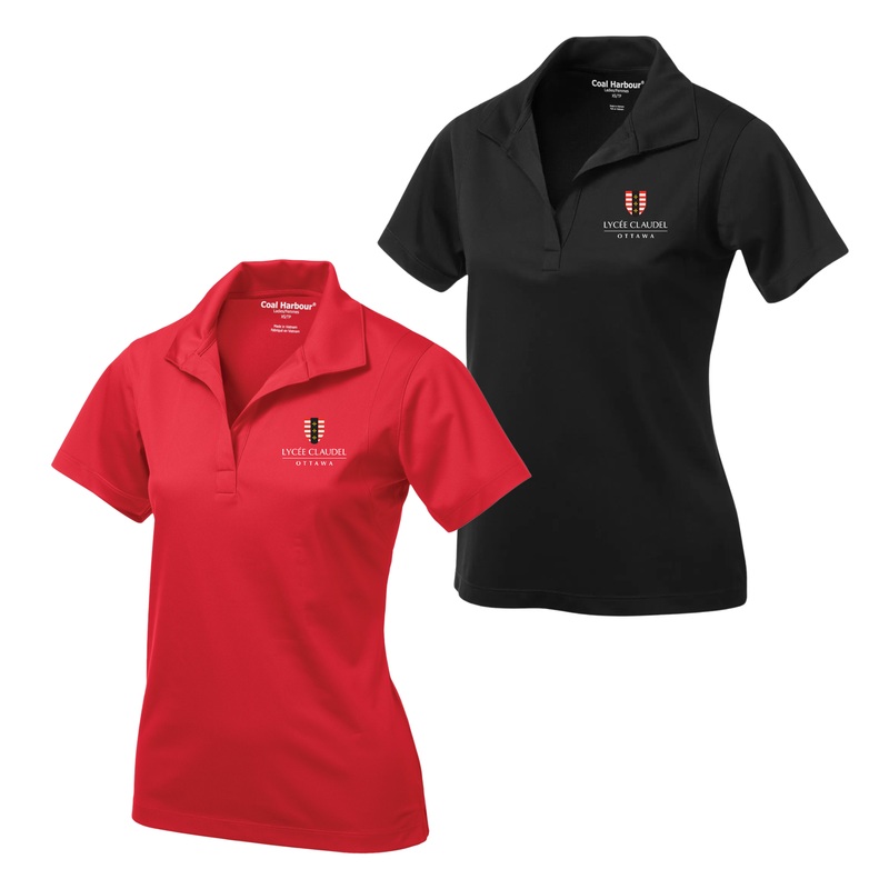 LYCE CLAUDEL POLOS FEMME AVEC LOGO BROD Black WXS