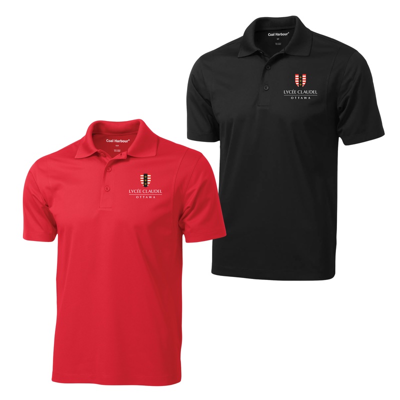 LYCE CLAUDEL POLOS HOMMES AVEC LOGO BROD Black AS