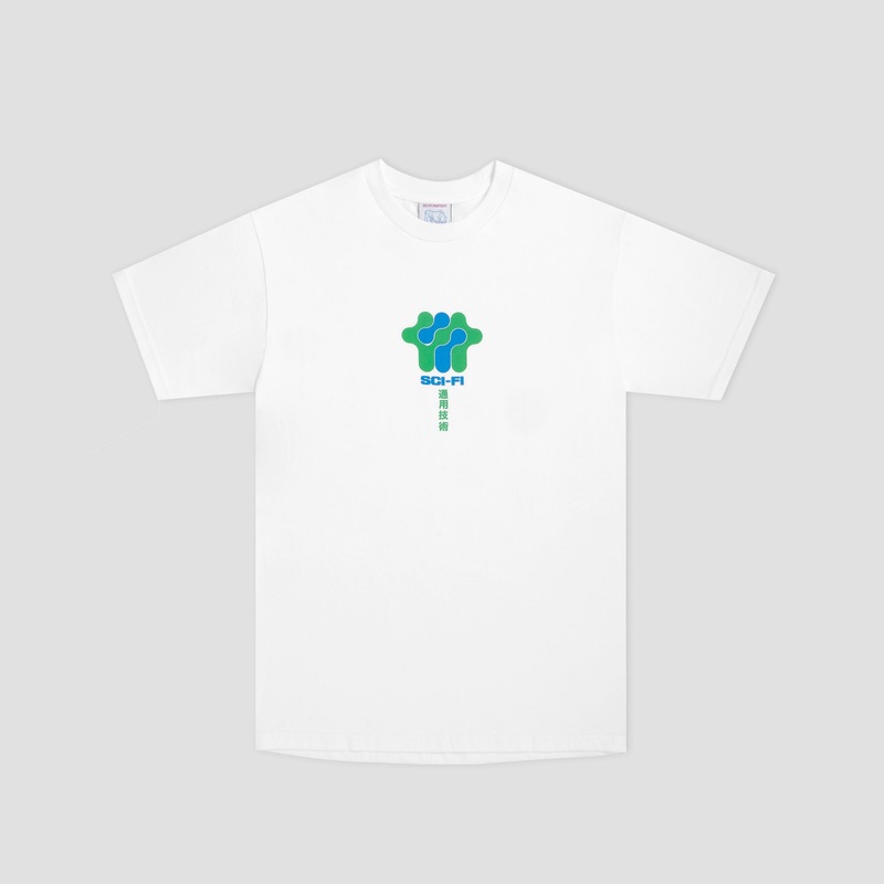 Sci-Fi Fantasy Business Model T-Shirt White Small