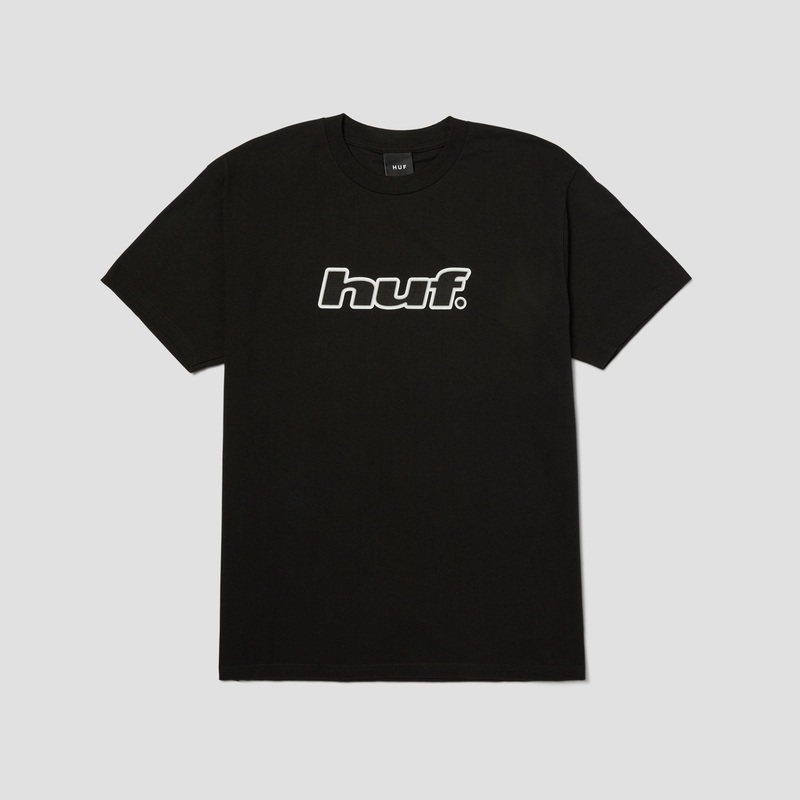 HUF H Dot T-Shirt Black Small