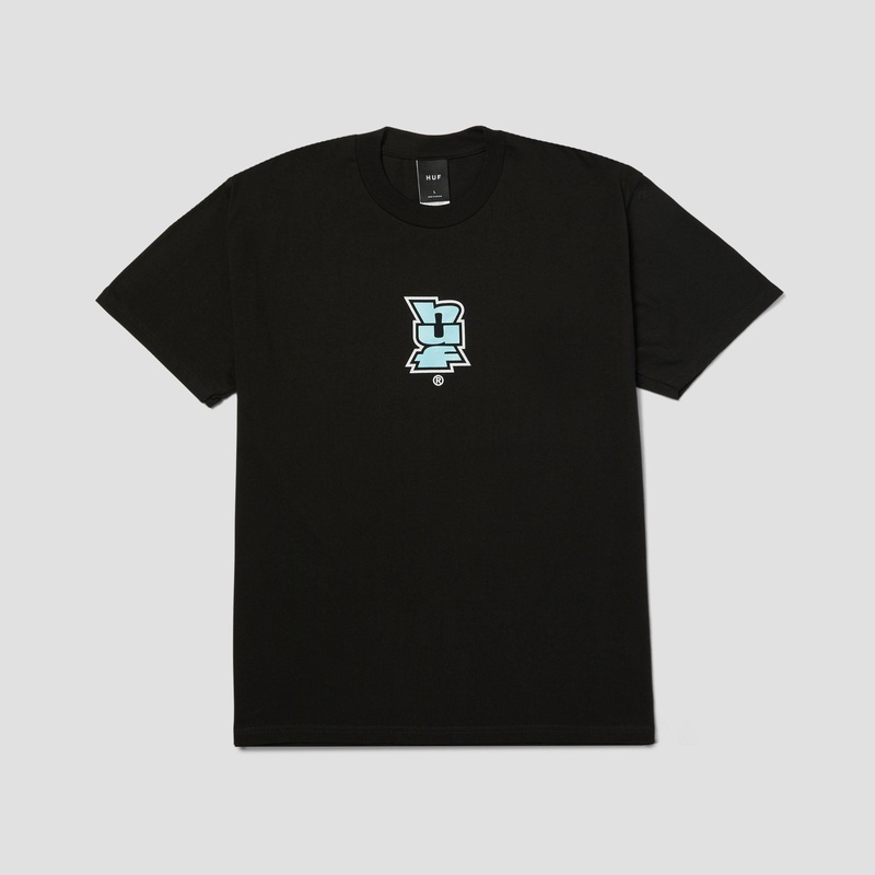 HUF Megablast Multi T-Shirt Black Small