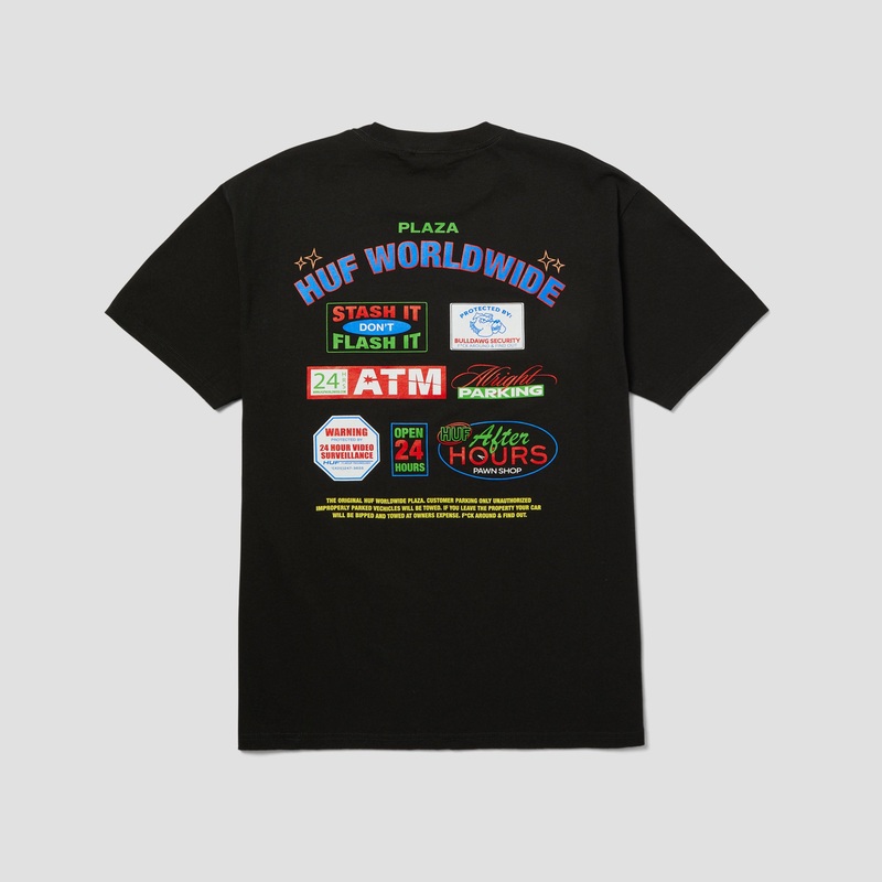 HUF Promo T-Shirt Black Small