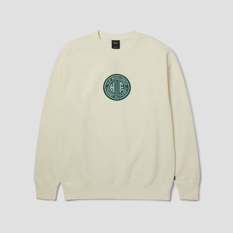 HUF Transit Authority Crew Bleach Small