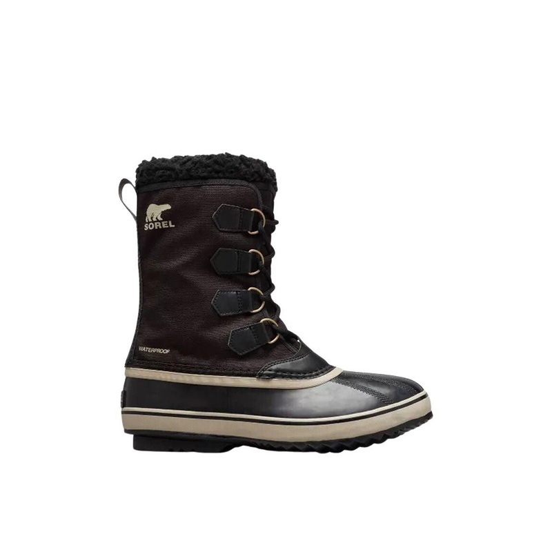 Sorel 1964 Pac Nylon Waterproof Boot – Men 7.5 Black/Ancient Fossil
