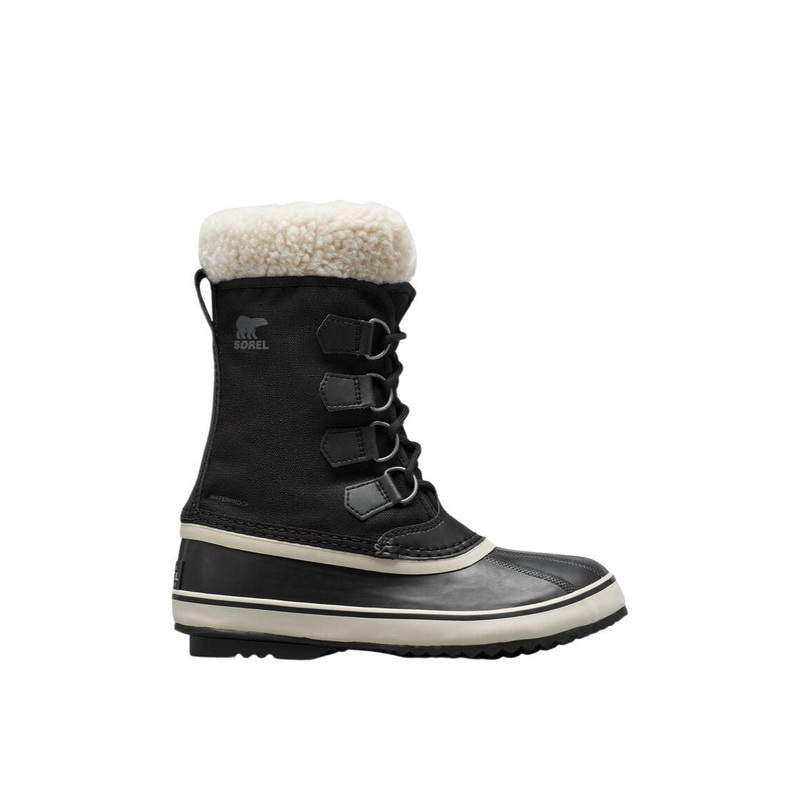 Sorel Winter Carnival Waterproof Boot – Women 6.5 Black/Stone