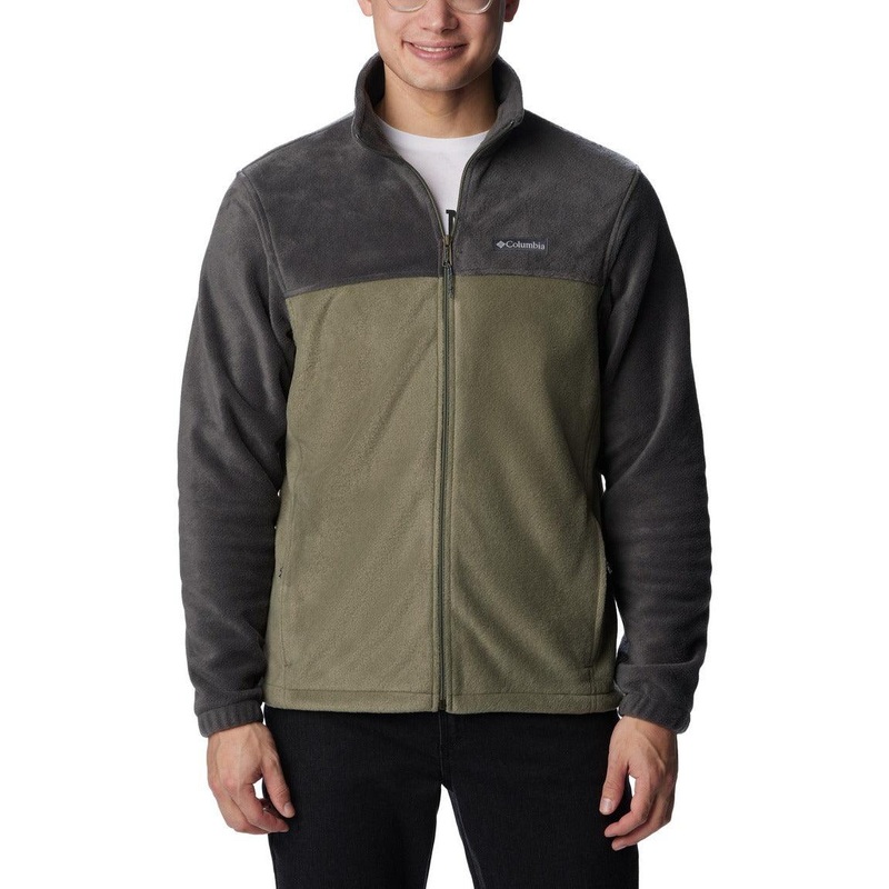 Columbia Steens Mountain 2.0 Full Zip Fleece Jacket – Men S Shark/Stone Green