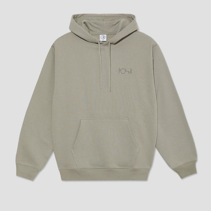 Polar Dave Hood Stroke Logo Vetiver X-Small