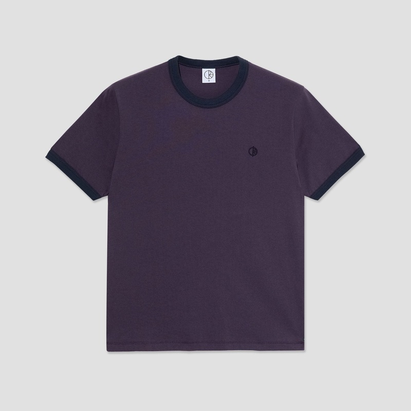 Polar Ringer T-Shirt Dark Violet / Navy X-Small