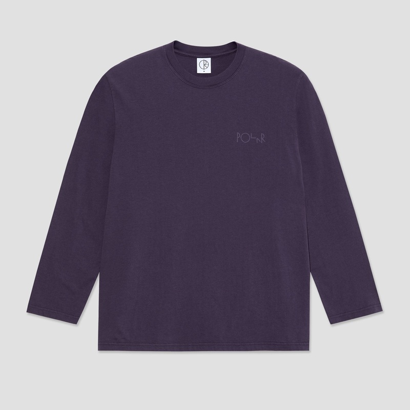 Polar Steve Longsleeve Stroke Logo T-Shirt Dark Violet X-Small