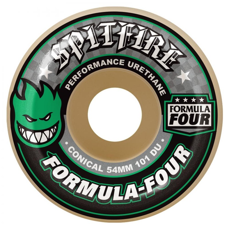 Spitfire Formula Four Conical Skateboard Wheels – 54mm 101d