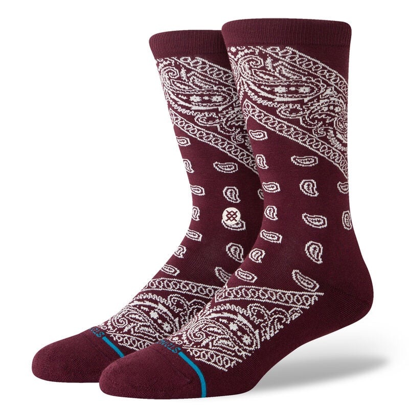 Stance Bario Crew Socks WINE M