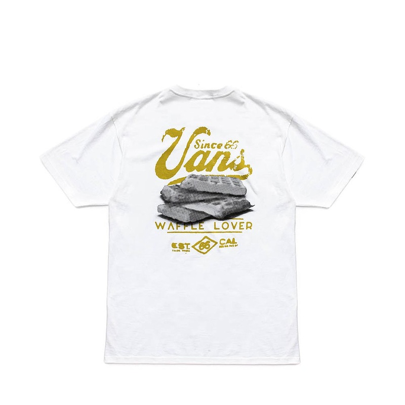 Vans Waffles Tee – White WHT S