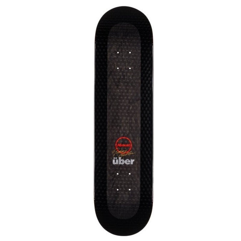 Almost Mullen Uber Light Black Skateboard Deck – 8.25″