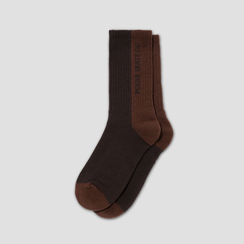Polar Rib Socks 50 / 50 Brown EU 35-38 / UK 3-5 / US 4-6