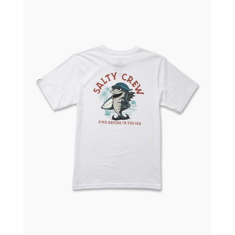 Salty Crew Free Surf Boys Tee White S