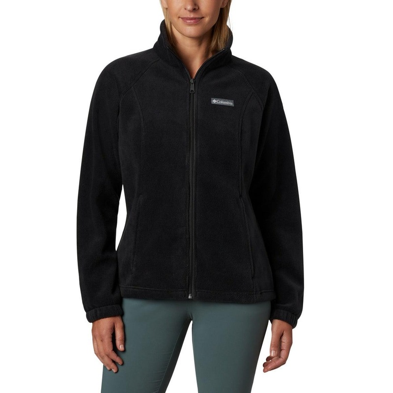 Columbia Benton Springs Full Zip Fleece Jacket  – Women Black XS