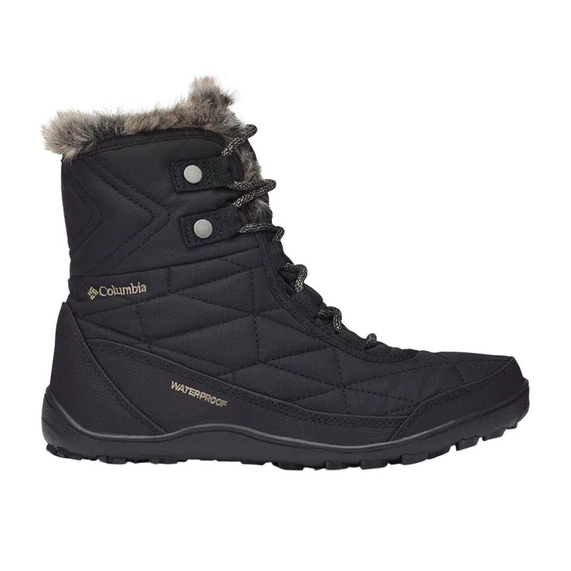 COLUMBIA MINX SHORTY III BOOT – WOMEN 6 Black/Pebble