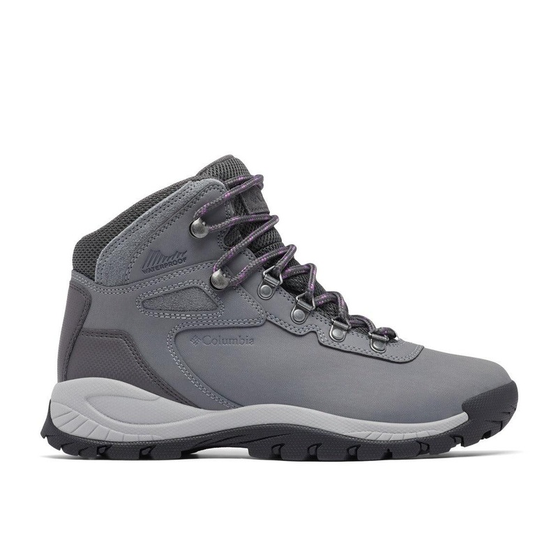 COLUMBIA NEWTON RIDGE PLUS HIKING BOOT – WOMEN 6.5 Ti Grey Steel/Dark Lavender