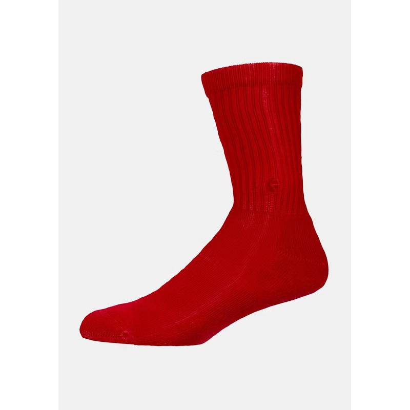 Ethika Mens Crew Socks – Red Mineral Wash M