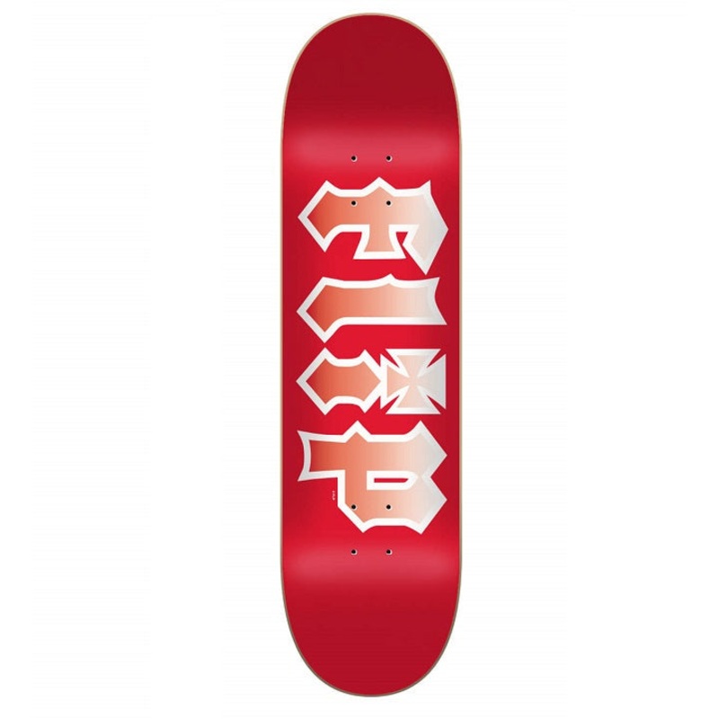 Flip HKD Faded Red Skateboard Deck – 8.0″