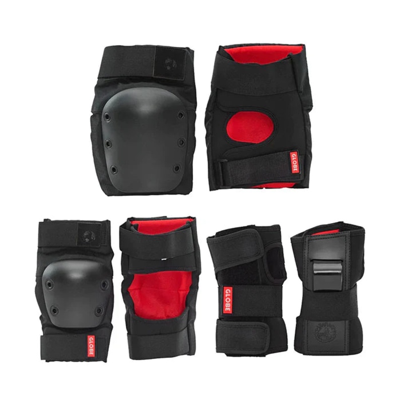 Globe Goodstock Protective Pad Set Matte Black S