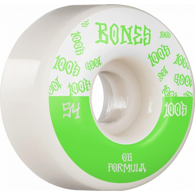 Bones 100’s #13 V4 Wide Skateboard Wheels – 54mm