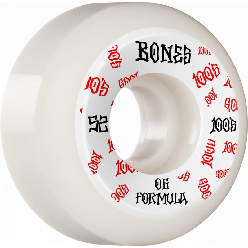 Bones 100’s #3 V5 Sidecut Skateboard Wheels – 52mm