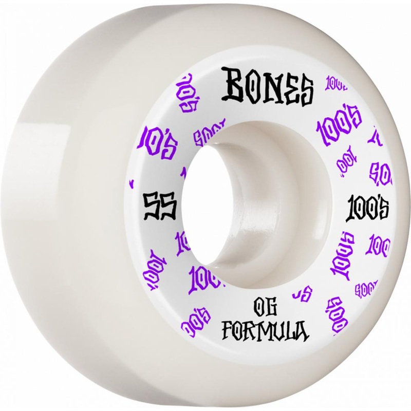 Bones 100’s #3 V5 Sidecut Skateboard Wheels – 55mm