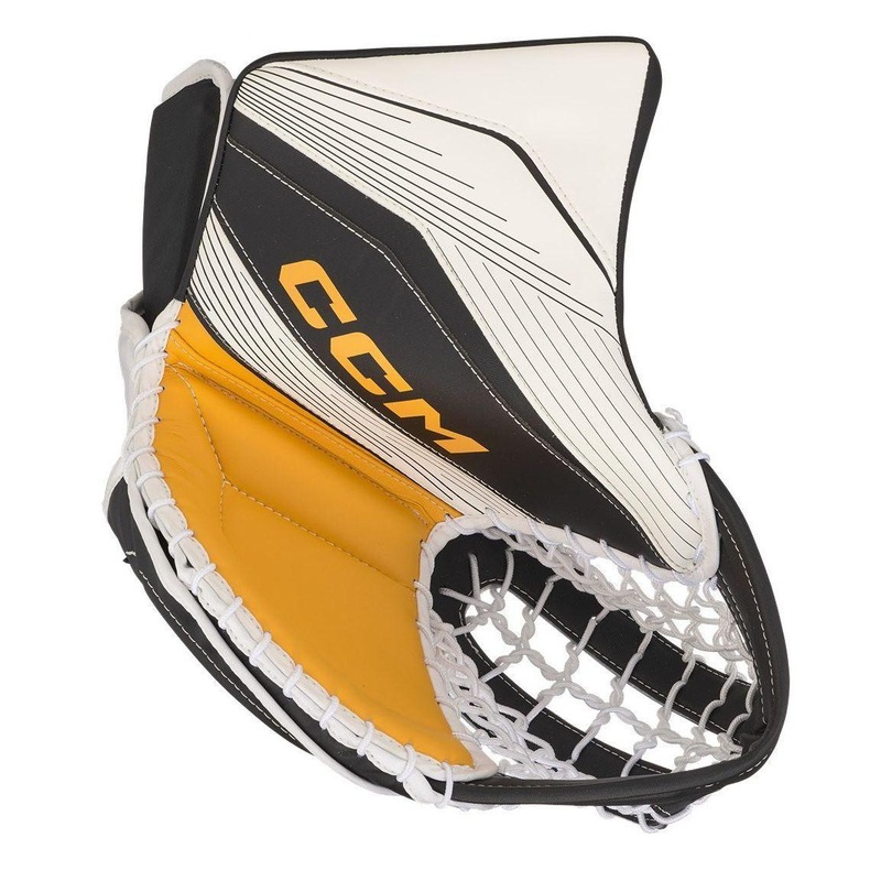 CCM E-Flex 6.5 Goalie Catcher – Senior Full Right White