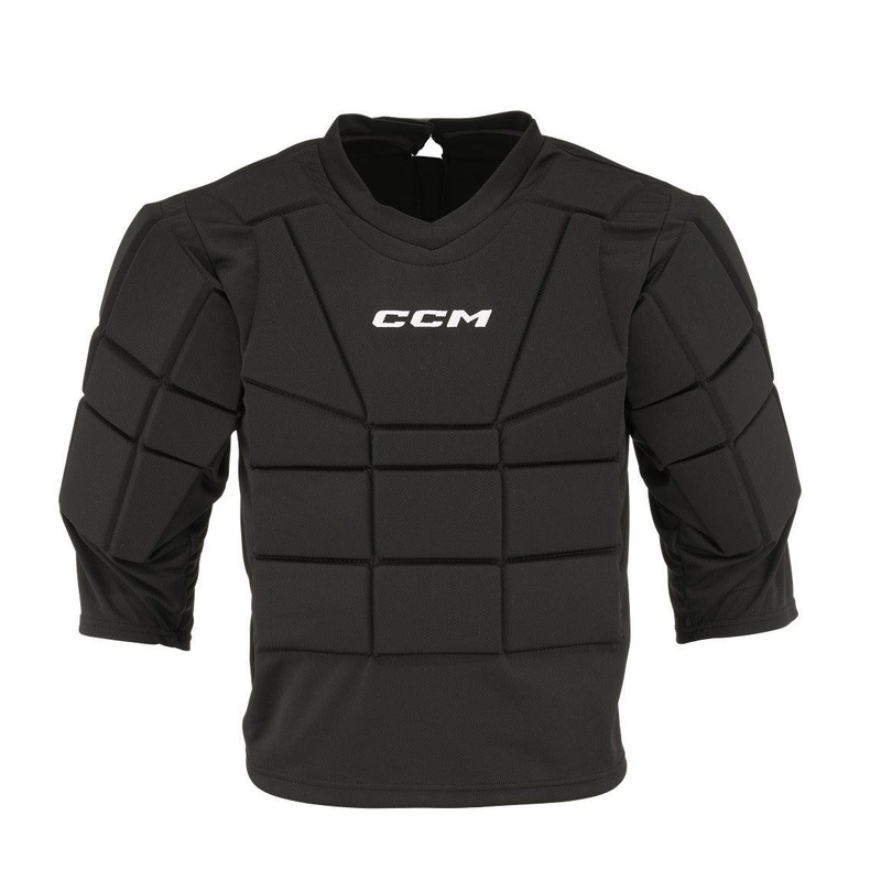 CCM YTFLEX Goalie PADDED JERSEY Youth OSFA Black