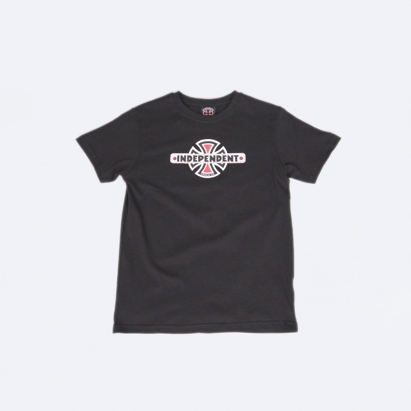 Independent Vintage Cross Youth T-Shirt Black Small