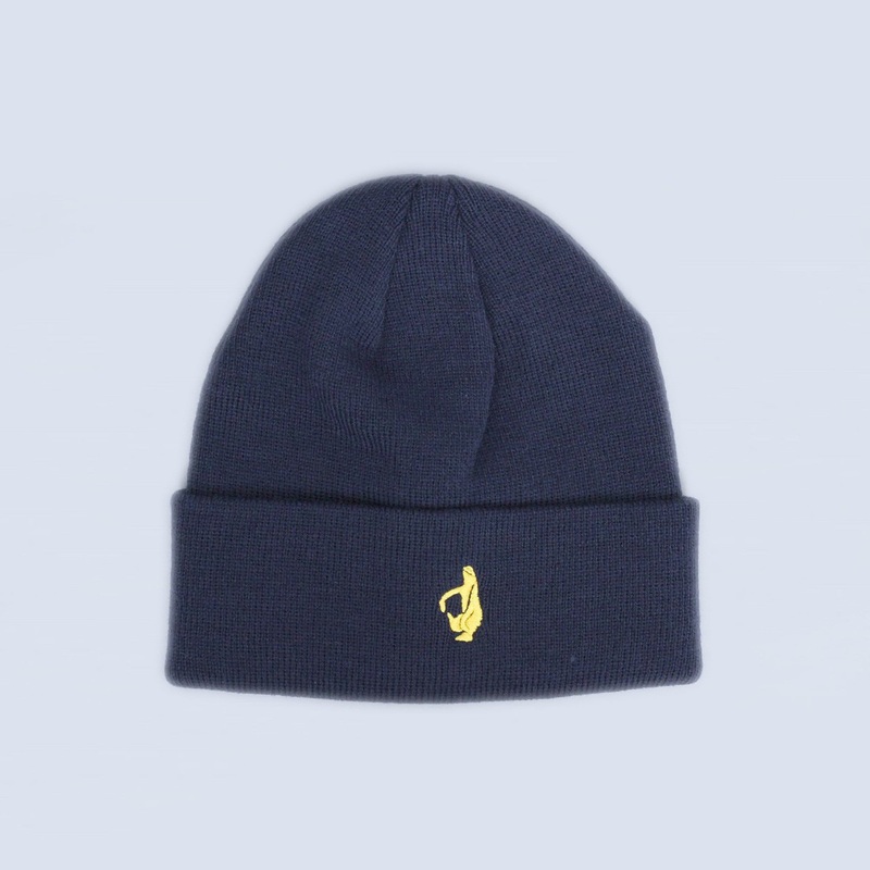 Krooked Shmolo Embroidered Beanie Navy