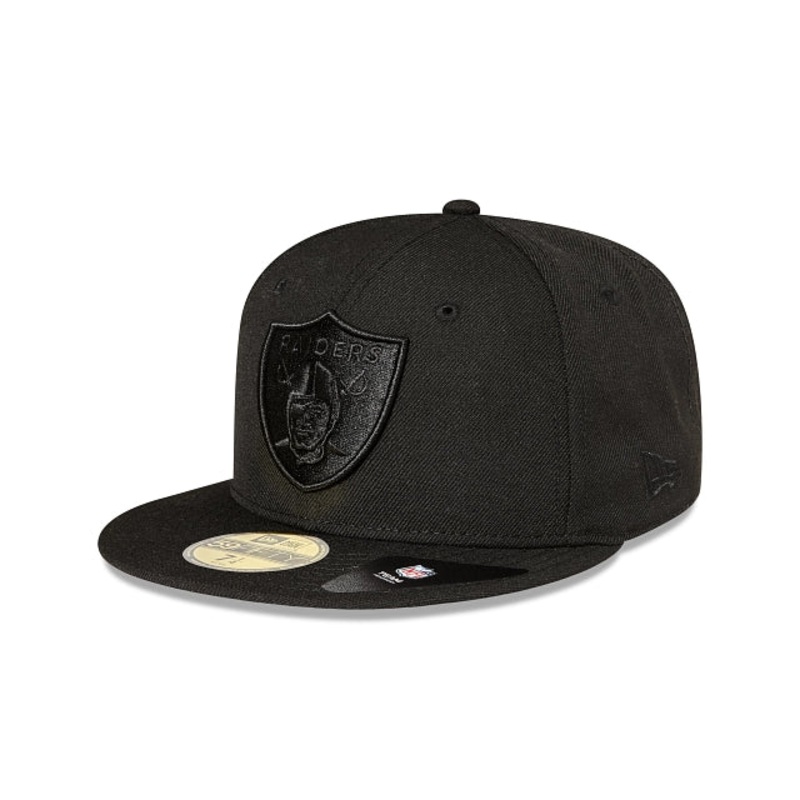 New Era Las Vegas Raiders Black on Black 59FIFTY Fitted 6 1/2